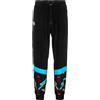 Kappa - Pantaloni, Uomo, Nero, Cotone, Streetwear Sportivo. Heritage Pevio, Taglia: S