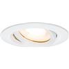 Paulmann 92897 Faretto Recessed Lighting Spot Bianco Gu10 7 W A+