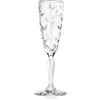 RCR Cristalleria Italiana 16 cl - Laurus Calice Flute in Vetro - Set 6 Pezzi