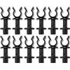 EMSea 10pcs Clip Per Asta Di Supporto Per Cofano PRC3180 Compatibile con Defender 90 110 130 TD5 Compatibile con Defender Dal 1999 In Poi Discovery 1 Clip Fissaggio Supporto Cofano Auto