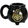 Elbenwald tazza in design 3D per fan di Harry Potter - design calderone - 13 x 10 x 10 cm - 475 ml - ceramica - nero