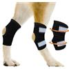ZHHSUNY 1 paio di ginocchiere per cani, supporto per gamba posteriore e caviglia, con cinghie riflettenti di sicurezza, per ferite e lesioni e distorsioni da artrite (S)