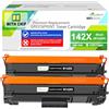 GREENPRINT CON CHIP Cartuccia Toner Compatibile 142X W1420X (W1420A 142A) 2 Nero Alta Resa 2000 Pagine per Stampante H P M110 M110w M139 M140 M140w【Non Compatibile con Modelli H P + che Terminano con e】
