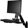 StarTech.com Stazione di Lavoro Sit Stand montabile a Parete - Single Monitor [WALLSTS1]