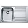 Franke Logica Line LLX 611 - Inox satinato dx