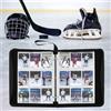 Raccoglitore di carte da hockey Raccoglitore di carte collezionabili per