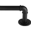 JoyUltra Bastoni per tende industriali per finestre da 71 a 120 cm, oscuranti, per interni ed esterni, da 33 a 45 pollici, nero