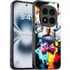 YUXING Cover per Xiaomi Redmi Note 15 Pro 5G - Abstact Art Geometry Pattern Antigraffio Vetro Back Cover, Custodia Antiurto Antiscivolo Sottile (Dog)