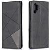 Posanter Cover per Samsung Galaxy Note 10 Plus, Flip Custodia Portafoglio Caso Libro Pelle PU e TPU Silicone Antiurto, Ultra Sottile con Chiusura Magnetica e Tasca per Carte Flip Wallet Caso (Nero)