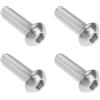 Briny River 4 Bulloni Per Telaio Ausiliario M10x1,25 92012-90034 Bulloni In Acciaio Inossidabile 304 Compatibili Con Yamaha Raptor 700 YFZ450