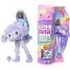 Barbie, Cutie Reveal Serie Pigiamini, Bambola con Costume da Barboncino di Peluche, t-shirt Star e Accessori, 10 Sorprese Cambia Colore, Giocattolo per Bambini, 3+ anni, HKR05