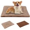 BVAGSS Cuscino per Cane Reversibile, Ultra Morbido Materassino Lavabile, Ortopedico Letto per cani Cuscino Cane Memory Foam Suave y Cálido XH079 (76x50x4cm,Brown)