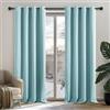 Deconovo Tende Oscuranti per Interni 2 Pezzi 214 CM Altezza, Tende Termiche Isolanti con Occhielli per Soggiorno Moderne, 132x214 CM (Larghezza x Altezza), Azzurro