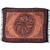 GURU SHOP Guru-Shop, Pareo di Bali, Appeso al Muro, Gonna a Portafoglio, Abito da Sarong, Marrone Celtico, Sintetico, Dimensione Indumenti:One Size, 160x110 cm, Parei, Teli da Mare