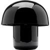 Kare Design lampada da tavolo Mushroom, nero, forma di fungo, 20 cm, per scrivania, soggiorno, comodino, abat jour, lampadina non inclusa