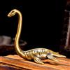 CHOVY 1PC Solid Brass Loch Ness Monster Figurine - Enigmatic Home Decor, Perfect Collectible Art Piece for Desk and Scene Decoration, Unique Craft for Mystical Vibes