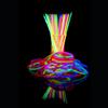 UV FLOOR UVFLOOR UV FLOOR - Set di 100 braccialetti fluorescenti luminosi + 100 connettori, qualità premium, accessori luminosi, fluorescenti, feste, travestimenti, colori assortiti