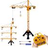 JAMARA 406320 Gru Crane XXL 128 2,4GHz - Giocattoli per Bambini telecomandati, Giocattoli RC con Telecomando, Gru da Cantiere telecomandata, Gancio in Metallo