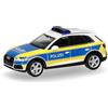 Herpa modellino Audi Q5 "Polizia Autostradale Niedersachsen", miniatura in scala 1:87, pezzo da collezione, Made in Germany, modello in plastica