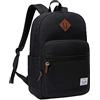 VASCHY Zaino Uomo Donna Casual Scuola Università Impermeabile Vintage Porta PC 15.6 Pollici Viaggio Lavoro Sportivo Nero San Valentino
