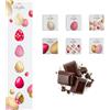 Dolfin® | Assortimento 18 Cioccolatini Carrè Pasqua | Astuccio Cioccolato Latte e Fondente 6 Sapori Confezione Regalo - 1 x 81 Gr