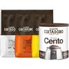 CAFFE' COSTADORO Costadoro Set Degustazione Macinato per Moka: 1 Latta (250 g) Cento + 1 Sacchetto (180 g) Cento, 1 Sacchetto Settanta (180g) e 1 Sacchetto Cinquanta (180 g), Qualità Superiore Made in Italy