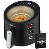 MasterPRO Rocket Cyclone 500 | Friggitrice ad aria con finestra | 100% priva di PFAS | Capacità 5L | Potenza 1500W | Pannello digitale | Circolazione a 360° | Sistema di circolazione extra rapida