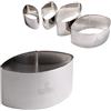 Gobel Paderno stainless steel Calisson Mold 1 3/4in Stainless Steel