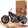 CNLITIHEKA Biglietto di compleanno per moto 3D per uomini, festa del papà, biglietto pop-up con busta.