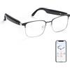 Tulbeys Smart Glasses with AI, Real-Time Translation Glasses Polarized, Photochromic Lens with Simultaneous Interpretation, Language Translator for Men Women Supports 160+ Languages (Silver)