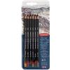 Derwent Tinted Charcoal Confezione da 6 Matite a Carboncino Colorato