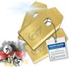 G greengrass tools Lame di ricambio compatibili con Gardena Sileno, Husqvarna Automower, Segway NaviMow, Yard Force robot tosaerba - Titan LongLife [infrangibile DIN EN 50636 certificato], pezzo: 9