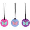 TenaLucy 3 Pezzi Collana Masticabile,Ciondolo da Masticare in Silicone Collana Masticabile Collanas per Masticare Sensoriale Silicone Collanas Dentizione,per Bambino Dentizione ADHD Autismo Bambini