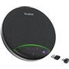 Yealink SP92 Altoparlante e microfono per conferenze da ufficio, altoparlante Bluetooth portatile con USB, microfono con cancellazione del rumore AI, 20 ore di chiamata, per piccole sale riunioni