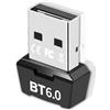 Yiko Adattatore Bluetooth USB 6.0, USB Bluetooth Dongle 150M Langstrecken-Bluetooth Stick Low Latency, Plug & Play, con Windows 10/8.1/11