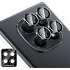 Locofun Pellicola Fotocamera per Xiaomi Redmi Note 15 4G, 9H Vetro Temperato Cover Anello Individuale in Metallo, HD Chiaro, 1 Set (Nero)