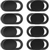 ALICEEDG 8 pezzi webcam cover cover cover fotocamera computer portatile sottile webcam cover cover cover set accessori laptop per smartphone, PC, MacBook, accessori per cellulare, protezione della tua