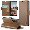 Rerzoiro Cover per Samsung Galaxy A55 5G Custodia Portafoglio [Blocco RFID] Premium Pelle PU Wallet Case Flip Libro con Porta Carte Slot Supporto Flip Case per Samsung Galaxy A55, Marrone