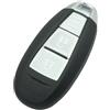 BROVACS Guscio di ricambio + inserto di emergenza vuoto non tagliato compatibile con Suzuki 2 pulsanti Smart Keyless Entry Remote Key Case Fob PG581