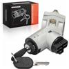 Frankberg Serratura di accensione Interruttore di accens. Chiave 46421642 | Compatibile con Fiat Ducato Furgone 230 1.9 D 1994-2002 Panda 141 750 1986-2003; Con a due chiavi, 7-Poli