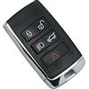 BROVACS - Cover per chiave modificata compatibile con LAND ROVER Range Rover Evoque Sport Velar JAGUAR, 5 tasti, ingresso senza chiave, telecomando intelligente, custodia per chiave fob SS702