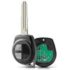 kuyuansu 2B Telecomando per Suzuki Grand Vitara SWIFT Ignis Alto SX4 FSK 433MHz ID46