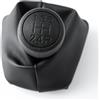 Car Passion Cuffia Leva Manuale + Pomello Cambio + Ghiera Telaio Compatibile con Fiat Fiorino Qubo Peugeot Bipper 2007 - 2016 Cambio Manuale Cuciture Nere 5 Marce Ricambio Auto