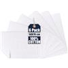 ASTREA TEXTILES Tappeto Bagno in 100% Cotone Turco Set 6 Pezzi, Tappetino Bagno Stile Hotel Assorbente, Tappeto Doccia Lavabile ad Asciugatura Rapida, Morbido Tappeto per Bagno Vasca e Camera Ospiti 50x70 cm