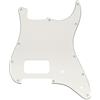 Musiclily Pro 11 Fori ST Battipenna per Chitarra Elettrica Squier Sonic Strat HT H, 3 strati Aged White