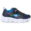 Champion Scarpe da Ragazzo Funfair Print B PS, Blu, 2 UK