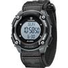 Timever Orologio Digitale da Uomo con Cinturino in Nylon - Sportivo Impermeabile 5 ATM con Doppio Fuso Orario, Calendario, Sveglia con Snooze, Cronometro, Conto Alla Rovescia e Luce