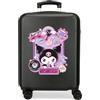 Sanrio Kuromi Wonder Fest Valigia da cabina nera 38 x 55 x 20 cm Rigido 2 kg Chiusura a combinazione laterale ABS 2 kg 35 L Bagaglio a mano