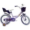 VOLARE albri 16 Pollici, Bicicletta Wish Bambina, Lilla