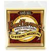 Ernie Ball, Earthwood Medium 12-String 80/20 Bronze, Corde per chitarra acustica a 12 corde, diametro 11-28